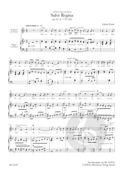 Salve Regina op. 67/1 N 128 von Gabriel Fauré 