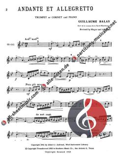Andante and Allegretto von G. Balay 