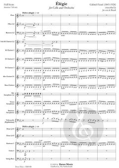 Elegie von Gabriel Fauré (Download) 