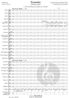 Turandot Suite von Ferruccio Busoni (Download) 