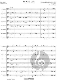 O Nata Lux von Thomas Tallis (Download) 