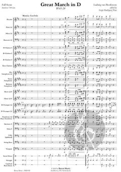 Great March in D WoO 24 von Ludwig van Beethoven (Download) 