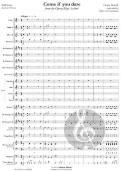 Come if you dare von Henry Purcell (Download) 
