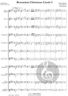 Romanian Christmas Carols 1 von Béla Bartók (Download) 