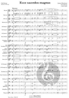 Ecce sacerdos magnus WAB 13 von Anton Bruckner (Download) 