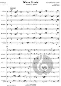 Water Music von Georg Friedrich Händel (Download) 