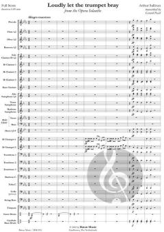 Loudly let the Trumpet bray von Arthur Seymour Sullivan (Download) 