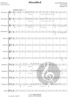 Abendlied von Josef Gabriel Rheinberger (Download) 