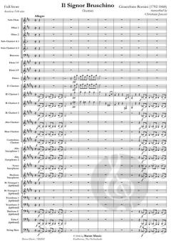 Il Signor Bruschino (Overture) von Gioacchino Rossini (Download) 