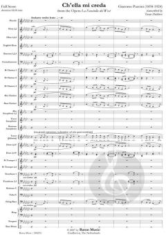 Ch'ella mi creda from The Opera La Fanciulla del West von Giacomo Puccini (Download) 