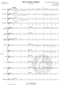 Ave verum corpus KV 618 von Wolfgang Amadeus Mozart (Download) 