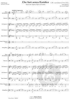 Che faro senza Euridice? von Christoph Willibald Gluck (Download) 