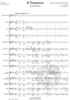 Il Tramonto von Ottorino Respighi (Download) 