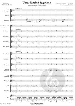 Una furtiva lagrima von Gaetano Donizetti (Download) 
