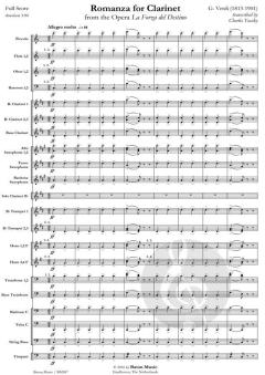 Romanza for Clarinet von Giuseppe Verdi (Download) 