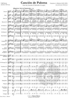 Cancion de Paloma von Francisco Asenjo Barbieri (Download) 