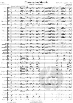Coronation March von Peter Iljitsch Tschaikowsky (Download) 