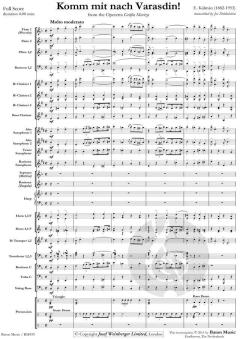 Komm mit nach Varasdin! von Emmerich Kálmán (Download) 