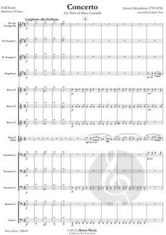 Concerto For Horn (And Brass Ensemble) von Saverio Mercadante (Download) 