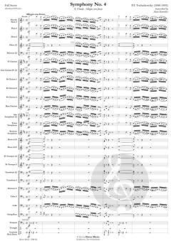 Symphony No. 4 F minor von Peter Iljitsch Tschaikowsky (Download) 