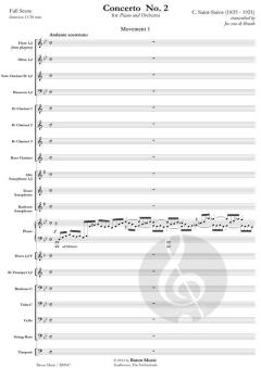 Concerto for Piano No. 2 von Camille Saint-Saëns (Download) 