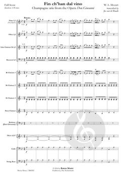 Fin ch'han dal vino von Wolfgang Amadeus Mozart (Download) 