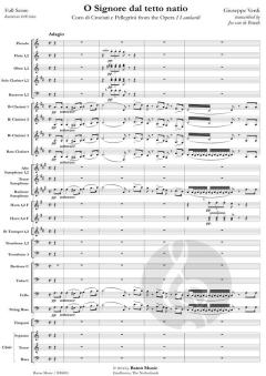 O Signore dal tetto natio von Giuseppe Verdi (Download) 