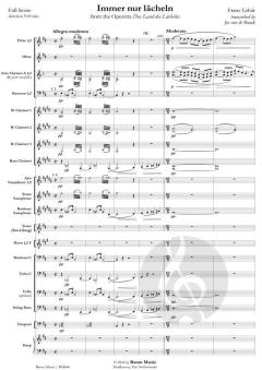 Immer nur lächeln von Franz Lehár (Download) 