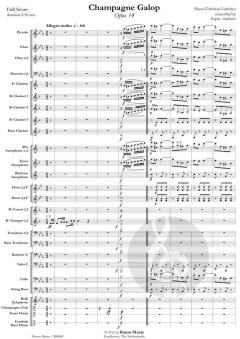 Champagne Galop op. 14 von Hans Christian Lumbye (Download) 