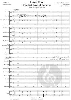 Letzte Rose ('The last Rose of Summer') from the Opera 'Martha' von Friedrich von Flotow (Download) 