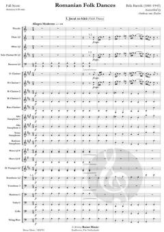 Romanian Folk Dances von Béla Bartók (Download) 