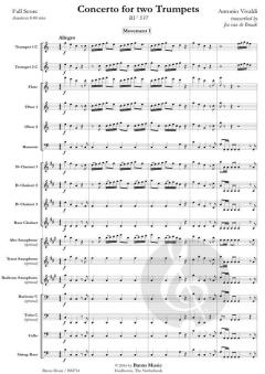 Concerto for 2 Trumpets RV 537 von Antonio Vivaldi (Download) 