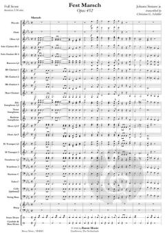 Fest Marsch op. 452 von Johann Strauss (Sohn) (Download) 