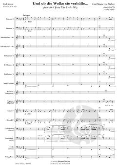 Und ob die Wolke sie verhülle... von Carl Maria von Weber (Download) 