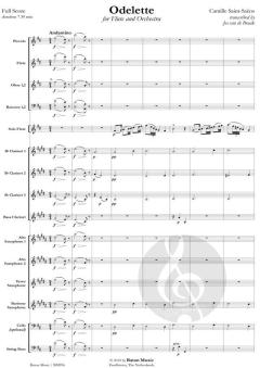 Odelette von Camille Saint-Saëns (Download) 