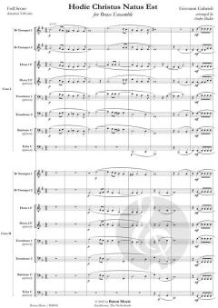 Hodie Christus natus est von Giovanni Gabrieli (Download) 