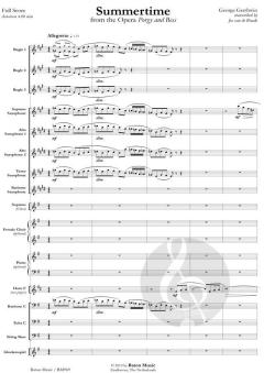 Summertime (Fanfarenorchester) von George Gershwin (Download) 