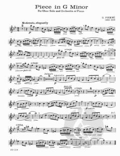 Piece In G Minor von Gabriel Pierne 
