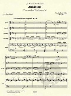 Andantino von Camille Saint-Saëns 