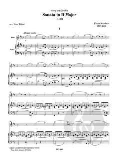 Sonata in D Major von Franz Schubert 
