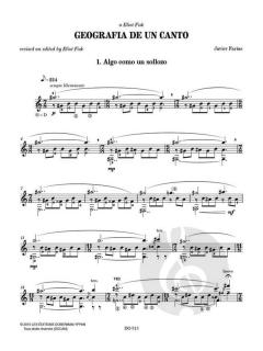 Geografía de un canto von Javier Fárias 