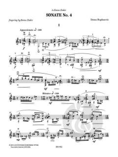 Sonate No. 4 von Dusan Bogdanovic 