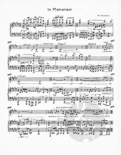 In memoriam Gabrielae von Heinrich Kaminski (Download) 