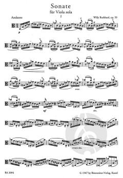 Sonate op. 59 von Willy Burkhard (Download) 