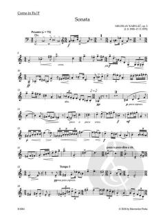 Sonate op. 2 von Miloslav Kabelác 