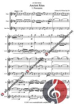Ancient Rites op. 316 von Andrew M. Wilson 
