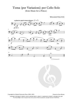 Two Pieces for solo cello von William/Macdonald, Hugh Walton (Download) 