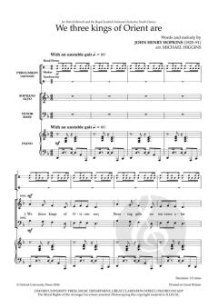 We three kings of Orient are von Michael Higgins (Download) 