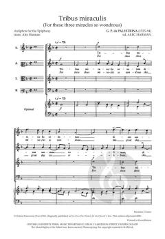 Tribus miraculis von Giovanni Pierluigi da Palestrina (Download) 