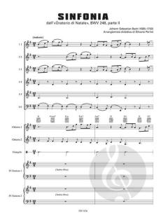 Sinfonie aus dem Weihnachtsoratorium BWV 248 Teil II von Johann Sebastian Bach 